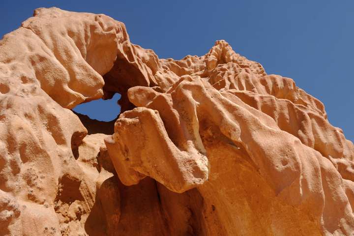 Erodierter Sandstein